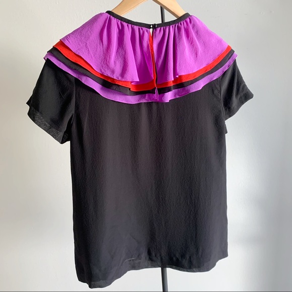 ▪️SOLD▪️Kate Spade Live Colorfully Ruffle Blouse - Picture 7 of 8